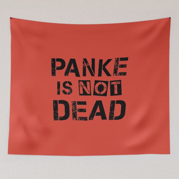 Item preview, Panke Is Not Dead Funny Berlin River Punk Text Design designed and sold by ramiro.