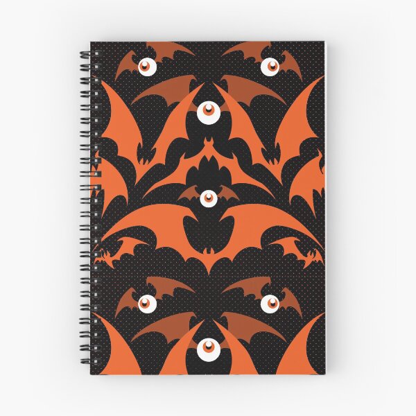 Item preview, Batty Print - Orange V1 designed and sold by Penelope Barbalios.