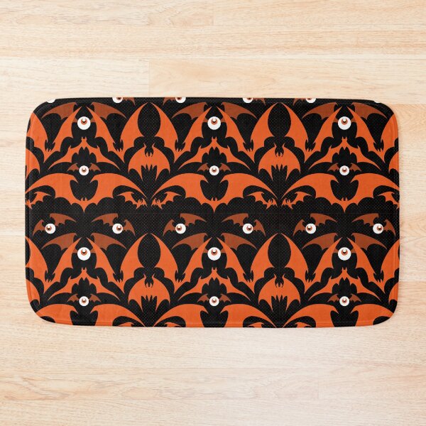 Item preview, Batty Print - Orange V1 designed and sold by Penelope Barbalios.