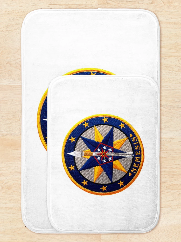 Thumbnail 5 of 6, Bath Mat, NROL-1 Program Crest designed and sold by Nikki SpaceStuffPlus.
