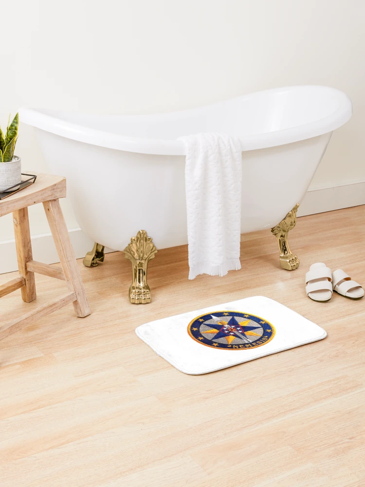 Thumbnail 2 of 6, Bath Mat, NROL-1 Program Crest designed and sold by Nikki SpaceStuffPlus.