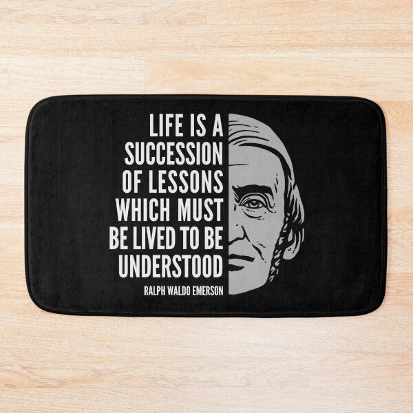 Item preview, Ralph Waldo Emerson Inspirational Quote: Life is a Succession of Lessons designed and sold by Elvin Dantes.