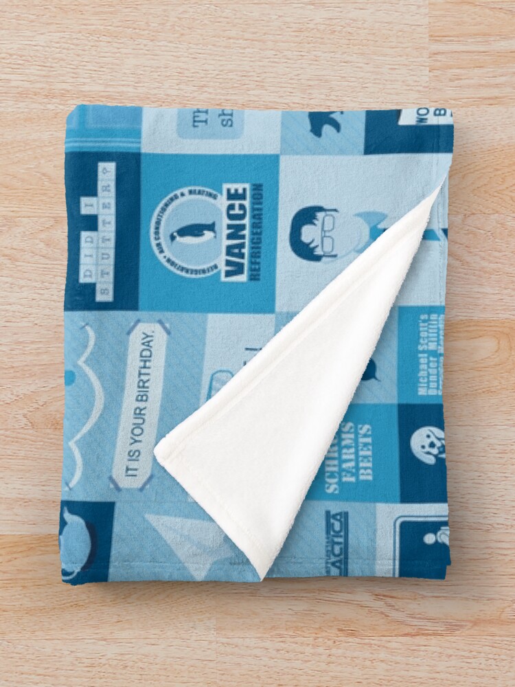 "The Office" Throw Blanket by ceobrien Redbubble
