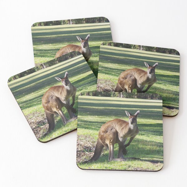 Item preview, Dunsborough Kangaroo (Macropus fuliginosus) designed and sold by lezvee.