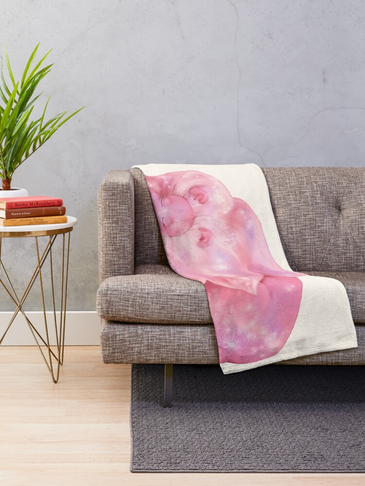 Alternate view of Sleeping Lion - Steven Universe Throw Blanket