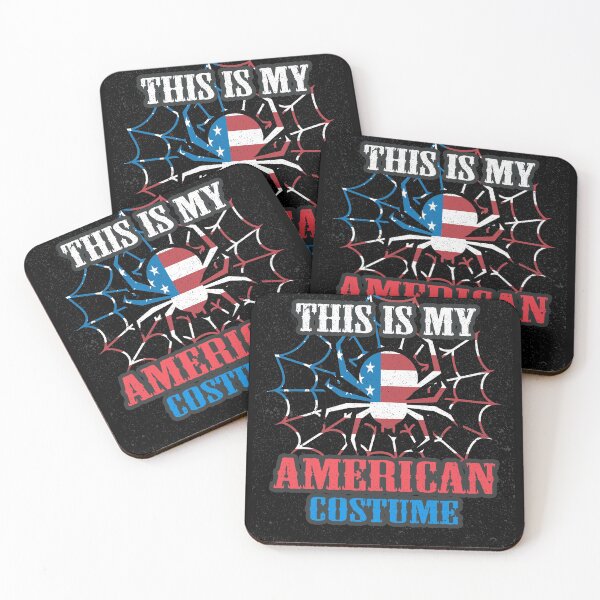 Item preview, Funny Halloween for all the american spider patriots: THIS IS MY AMERICAN COSTUME designed and sold by Glorad.