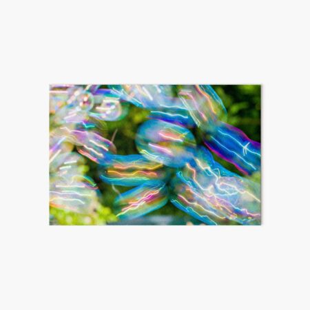 Soap Film - Electric Jellyfish Bubbles Art Board Print