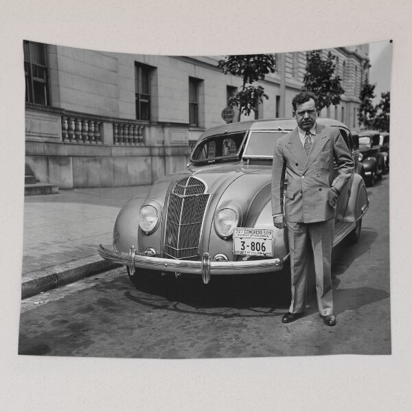 Item preview, Huey Long With His Car - Washington - 1935 designed and sold by warishellstore.