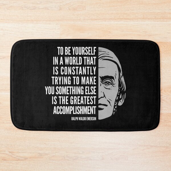 Item preview, Ralph Waldo Emerson Inspirational Quote: To Be Yourself designed and sold by Elvin Dantes.