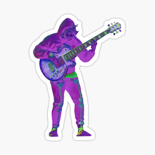 Artikel-Vorschau von Thundercat Bassist Aufkleber (trippy Version), designt und verkauft von -CARNO-.