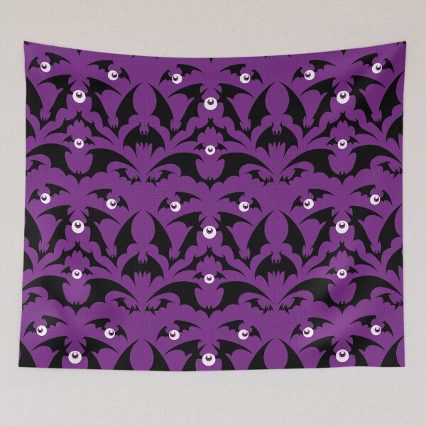 Item preview, Batty Print - Purple V2 designed and sold by Penelope Barbalios.
