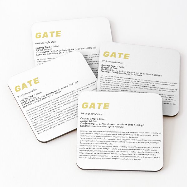 Item preview, D&D Spell: Gate designed and sold by Judge-Hatchet.