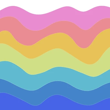 Artwork thumbnail, Colorful waves by FunkyPattern
