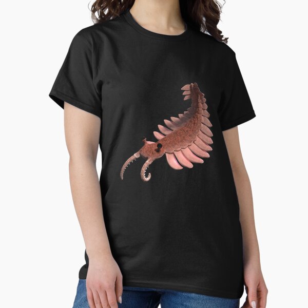 Vista previa del artículo con la obra «Anomalocaris, criatura del período Cámbrico», diseñado y vendido por DottedYeti.