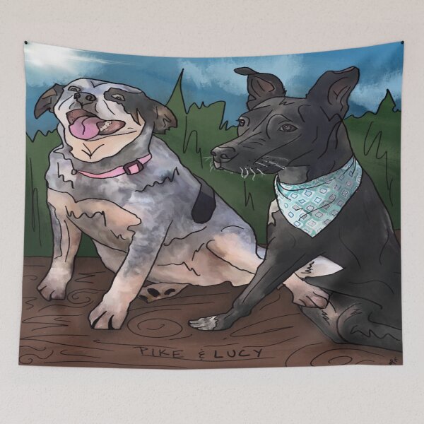Item preview, Pike & Lucy designed and sold by MadeeWonderland.