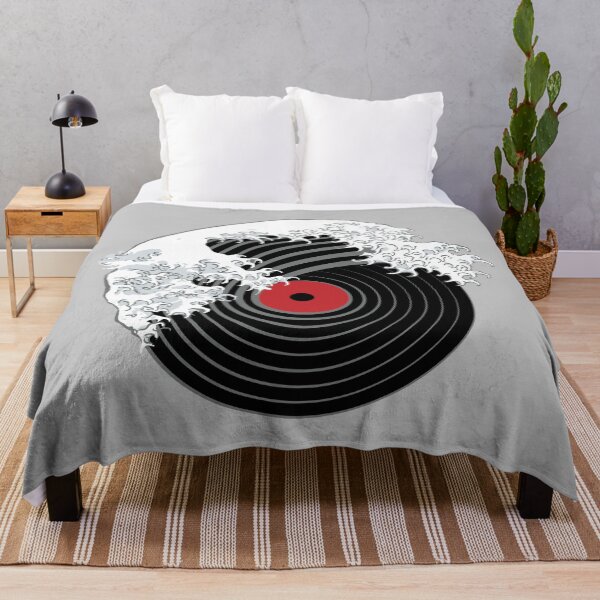 Item preview, Dramabite The Great Wave of Music DJ Vinyl Record Turntable designed and sold by dramabite.