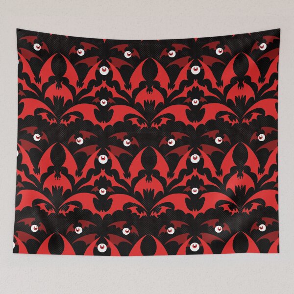 Item preview, Batty Print - Red V1 designed and sold by Penelope Barbalios.