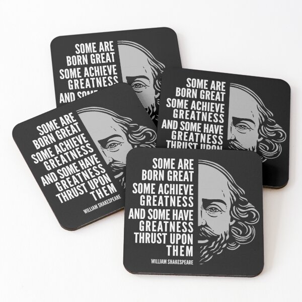 Item preview, William Shakespeare Inspirational Quote: Some Are Born Great designed and sold by Elvin Dantes.