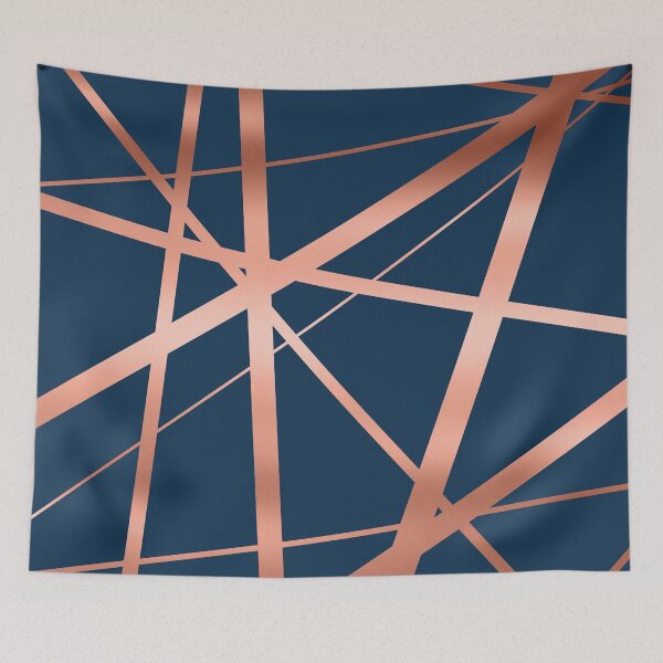 Item preview, Navy Rose Gold Luxe designed and sold by UrbanEpiphany.