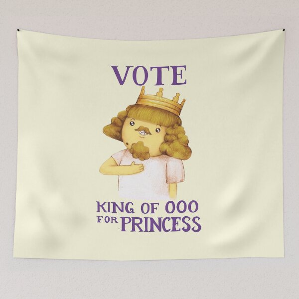 Item preview, Vote king of Ooo for Princess - Adventure Time designed and sold by Lavinia Knight.