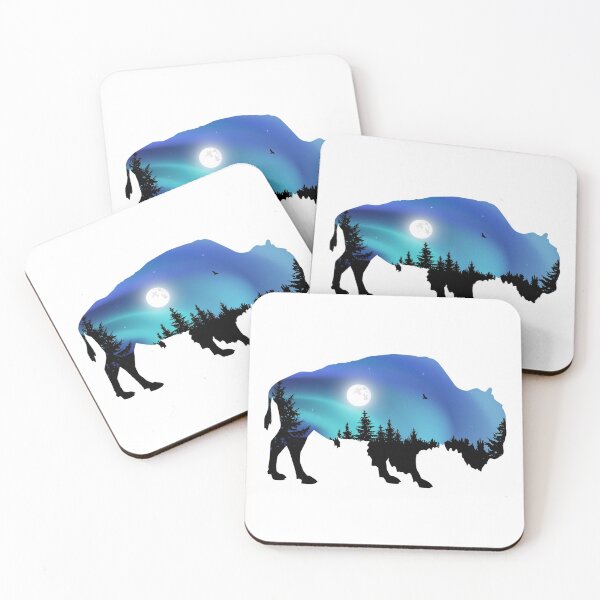 Item preview, Double Exposure Of Bison And Nature  designed and sold by roccstarr.