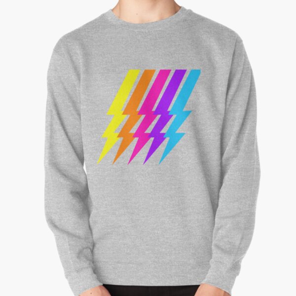 rainbow lightning bolt sweater