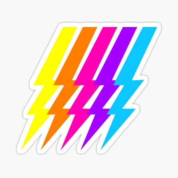 Item preview, Rainbow lightning bolt designed and sold by dddesignsnj.