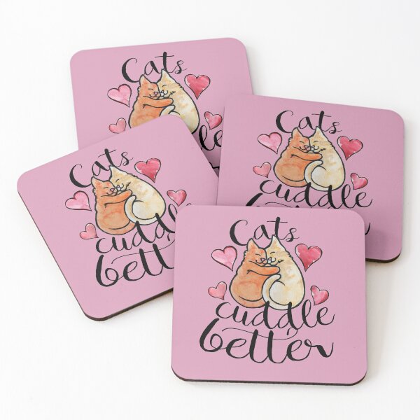 Item preview, Cats cuddle better designed and sold by FrictionMaxxing.