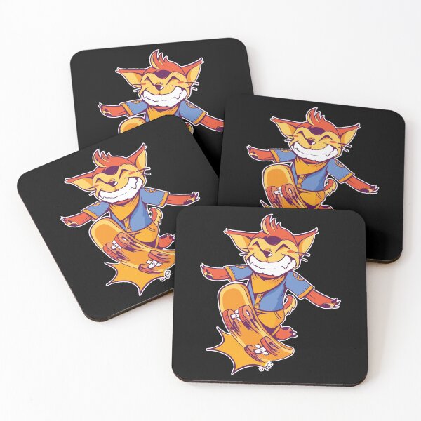 Item preview, Little fox with skateboard. designed and sold by emphatic.
