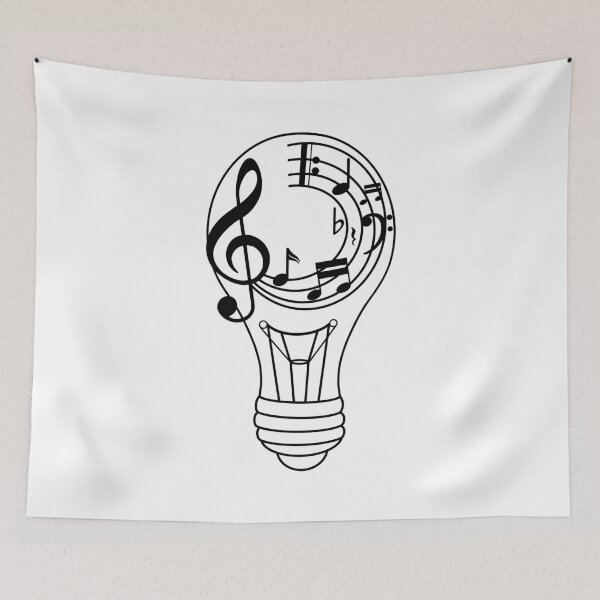 Item preview, Music Lightbulb Inspiration designed and sold by Gsallicat.