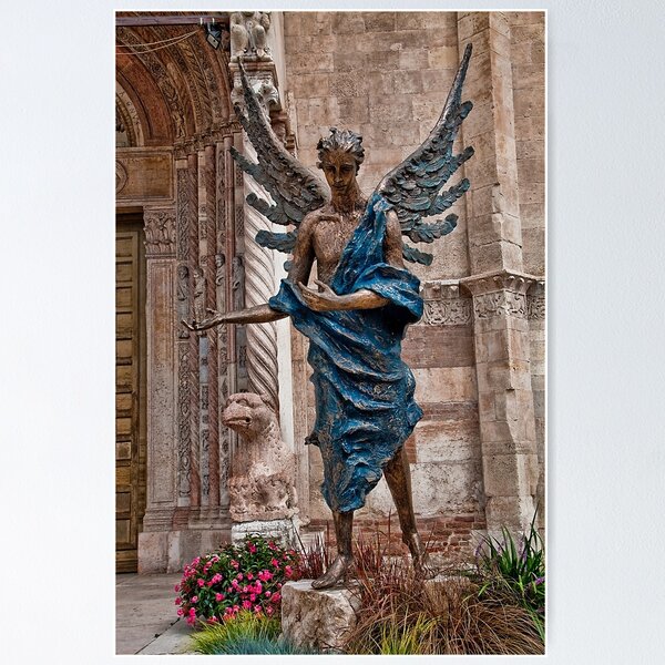 Item preview, Italy. Verona. Angel sculpture in front of the Cathedral. designed and sold by vadim19.