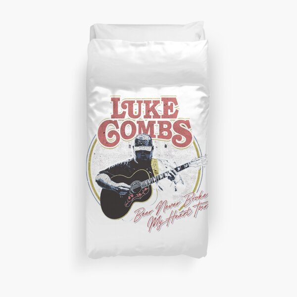 sekarang beer never luke combs my heart Duvet Cover