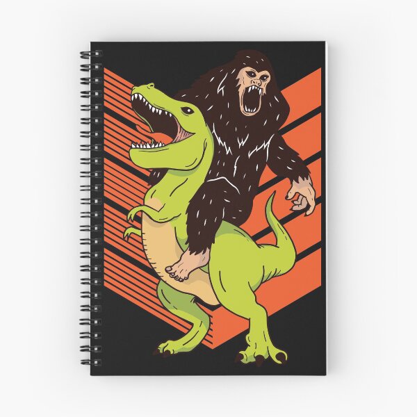 Item preview,  Bigfoot Riding Dinosaur Sasquatch T rex designed and sold by Adventure-Craft.