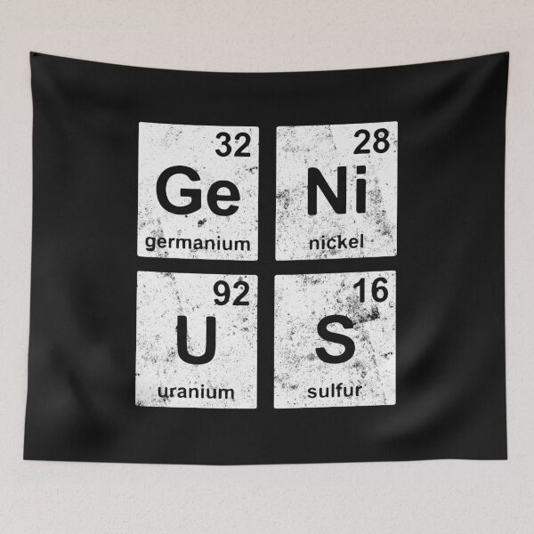 Item preview, Science Genius Periodic Table of Elements Nerdy Student designed and sold by findgreatshirts.
