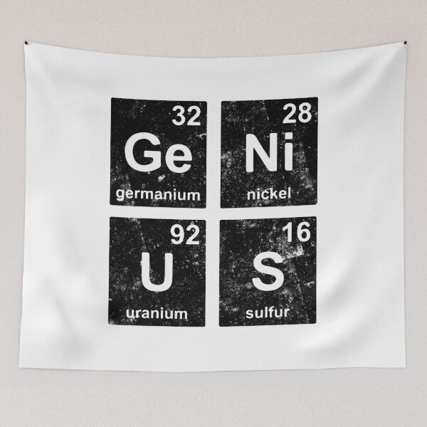 Item preview, Science Genius Periodic Table of Elements Nerdy Student designed and sold by findgreatshirts.