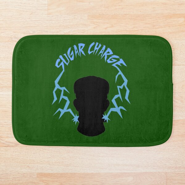 Sugar charge frankenstein shirt Bath Mat