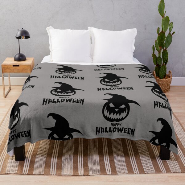 Item preview, Happy Halloween With Black Scary Pumpkin designed and sold by anbartshirts.