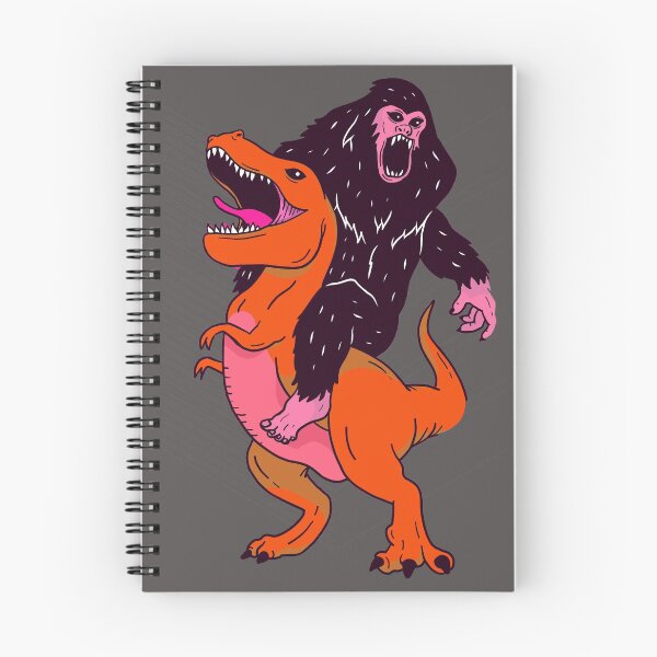 Item preview, Bigfoot Riding Dinosaur Sasquatch T rex designed and sold by Adventure-Craft.