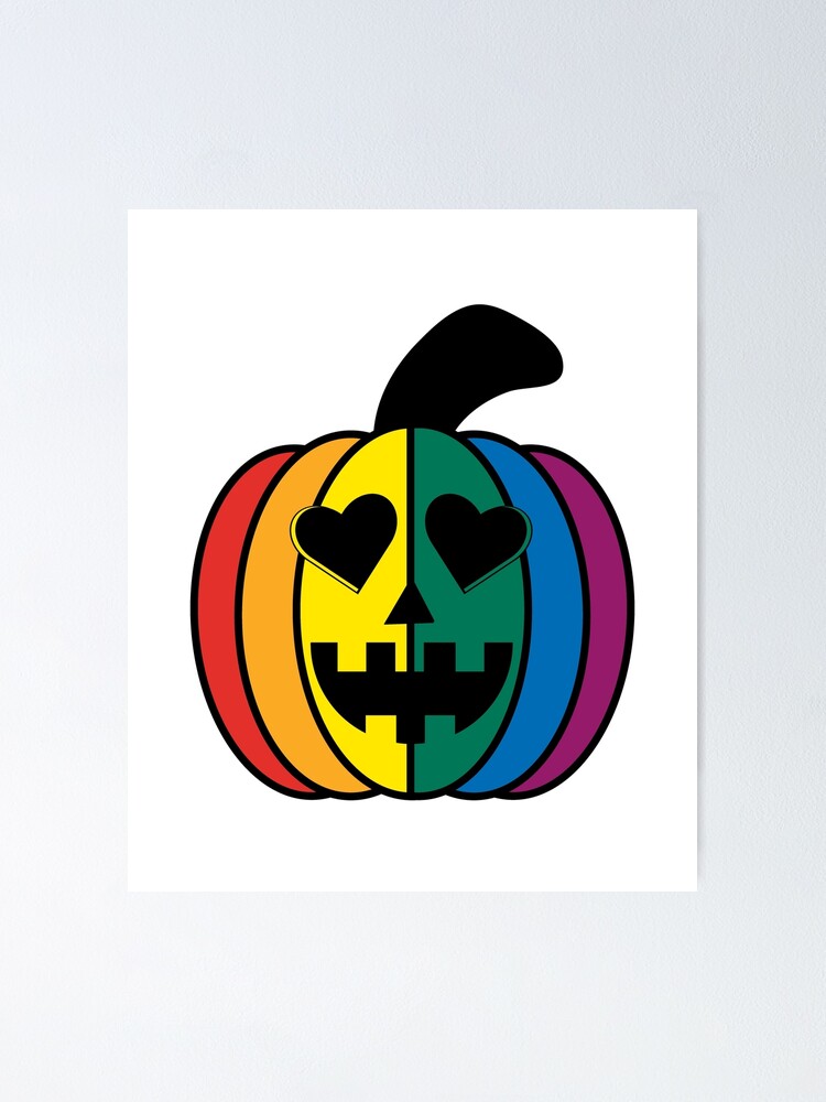 gay pride symbol pumpkin