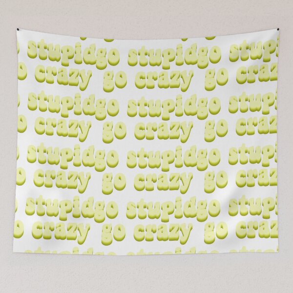 Item preview, go crazy go stupid designed and sold by stickersbynic.