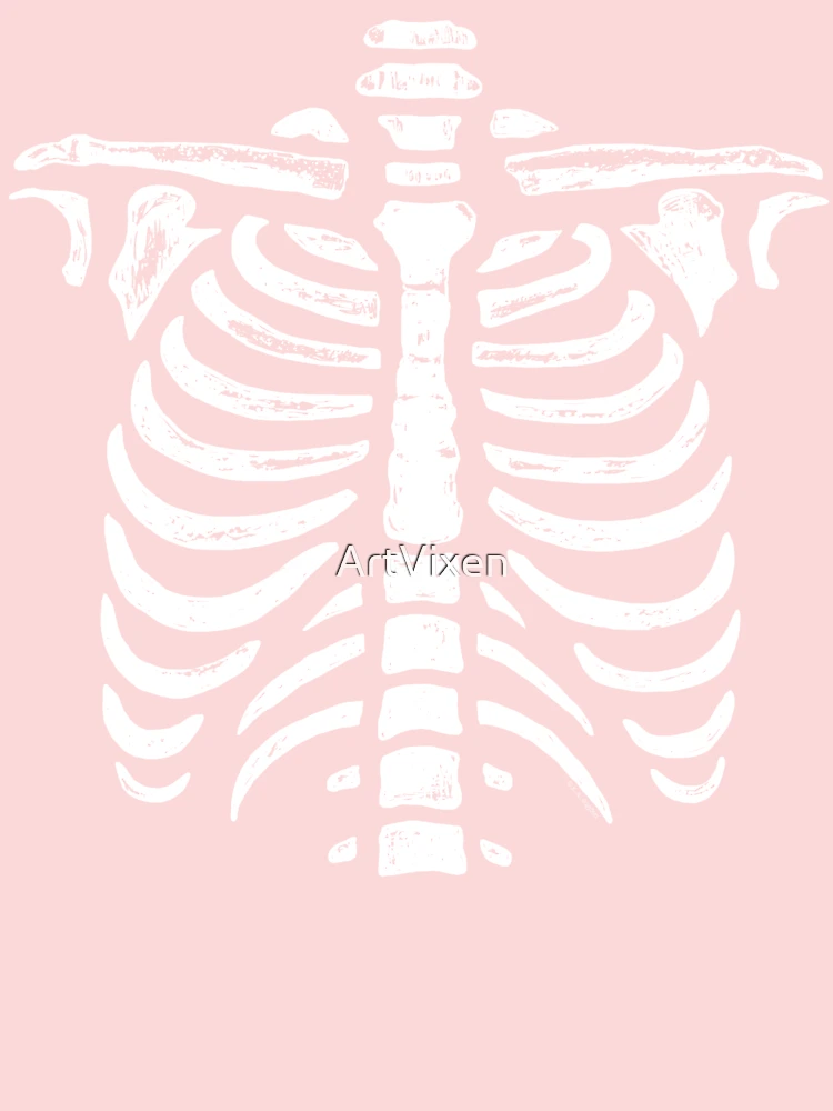 Skeleton Rib Cage Bones  Kids T-Shirt for Sale by ArtVixen