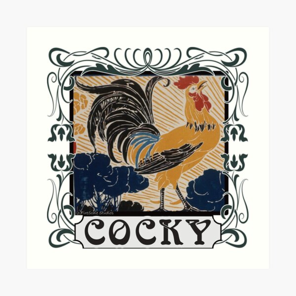 Cocky Art Print