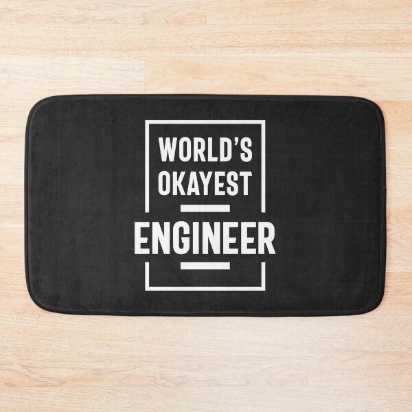 Item preview, World's Okayest Engineer designed and sold by cidolopez.