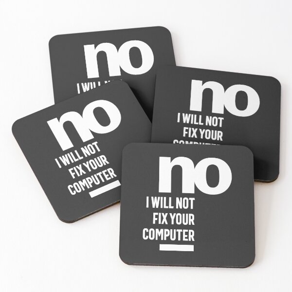Item preview, No I Will Not Fix Your Computer designed and sold by cidolopez.