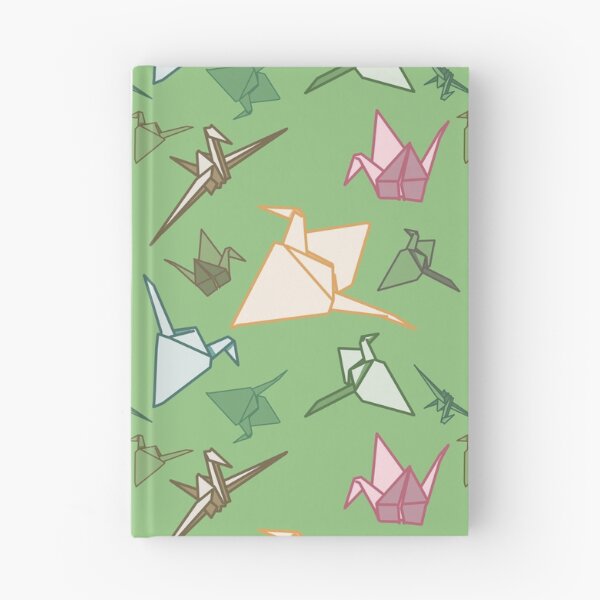 Item preview, Paper Cranes playful origami folding bird pattern designed and sold by sandpaperdaisy.