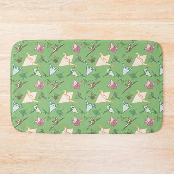 Item preview, Paper Cranes playful origami folding bird pattern designed and sold by sandpaperdaisy.
