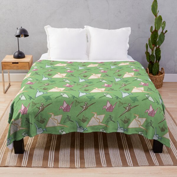 Item preview, Paper Cranes playful origami folding bird pattern designed and sold by sandpaperdaisy.