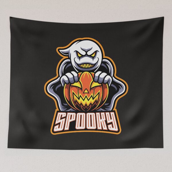 Item preview, Spooky halloween ghost pumpkin designed and sold by TheSimpleMan.