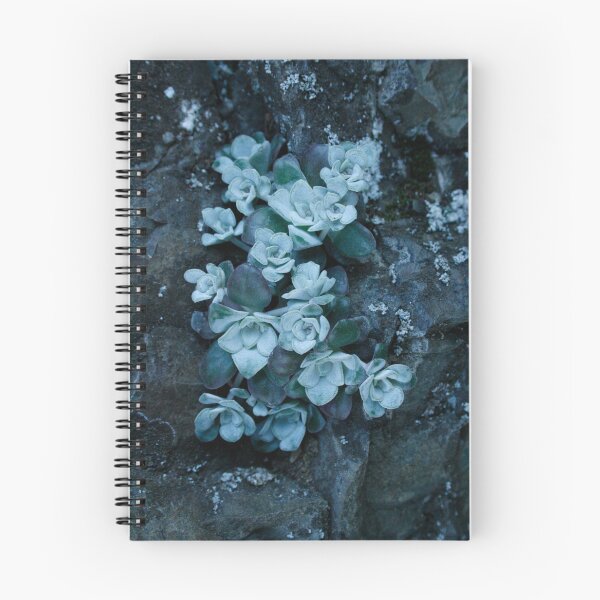 Item preview, cool blue wild succulents designed and sold by craftordiy.art.