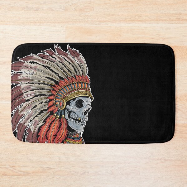 Item preview, Indian Plume Skull designed and sold by TheSimpleMan.